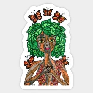 Tree Goddess 2 Sticker